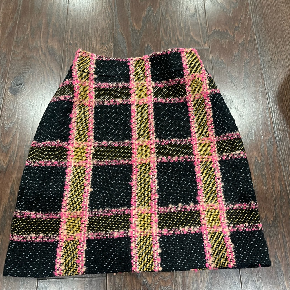Boden Estella Check SkirtSapphire, Azure Geo Women Wool-blend  2 NEW  Sold Out - Picture 4 of 12